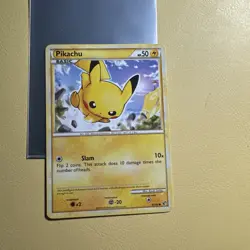 Pikachu Undaunted 61/90 HeartGold & SoulSilver Pokemon TCG Non Holo Common NM - Image 1