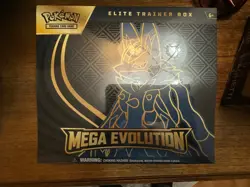Pokemon Mega Evolution Elite Trainer Box Lucario ETB PRESALE Expected 9/29 - Image 1