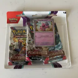 POKEMON SV02: PALDEA EVOLVED 3-BOOSTER BLISTER - Image 1