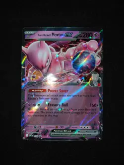Pokemon Team Rocket's Mewtwo ex 216 Black Star Promo NM - Image 2