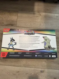 Pokemon Prismatic Evolutions Lucario EX & Tyranitar EX Premium Collection 14pack - Image 2