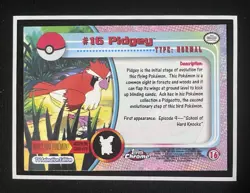 Topps Chrome Pokemon • Pidgey #16 - Image 2