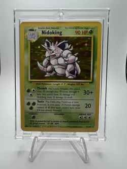 Pokemon TCG Nidoking Base Set 11/102 Holo 1999-2000 Wizards - Image 1