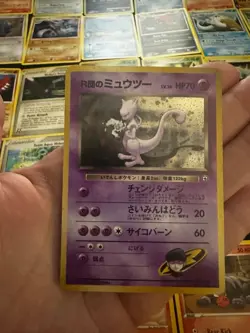 Pokemon Rocket's Mewtwo No. 150 Gym 2 Challenge Japanese Holo Rare - Image 1