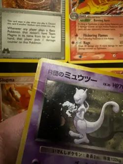Pokemon Rocket's Mewtwo No. 150 Gym 2 Challenge Japanese Holo Rare - Image 3