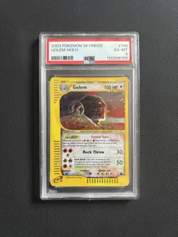 Crystal Golem 148/144 Holo Pokemon Skyridge - PSA 6 EX-MT - Image 1