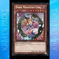 YUGIOH Dark Magician Girl (PSR) SBC2-ENA13 1ST EDITION Near Mint - Image 1