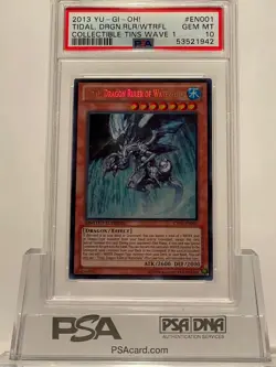 2013 Yu-Gi-Oh! Dragon Ruler Collectible Tin Set CT10-EN001-003 PSA 10 GEM MT! - Image 1