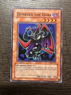 Yu-Gi-Oh! TCG Zombyra the Dark Labyrinth of Nightmare LON-074 1st Edition - LP - Image 1
