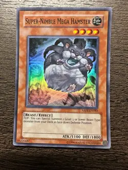 Yugioh Super-Nimble Mega Hamster ABPF-EN083 Super Rare LP - Image 1