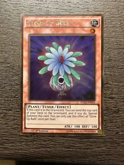 Yugioh Glow-Up Bulb PGL2-EN033 1st Gold Rare - VLP - Image 1