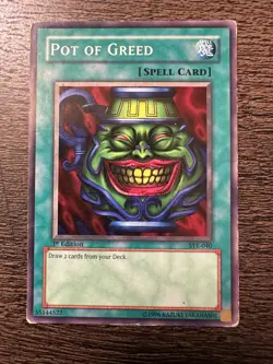 Yu-Gi-Oh! TCG Pot of Greed Yugi Evolution Sye-040 1st Edition Common - HP - Image 1