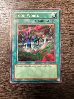 Yu-Gi-Oh! Toon World Super Rare MRL-076 Unlimited - LP - Image 1
