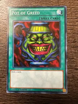 Yu-Gi-Oh! Pot Of Greed YGLD-ENB26 Common - 1st Edition - LP - Image 1