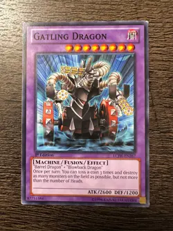 Gatling Dragon LCJW-EN267 Yu-Gi-Oh Legendary Collection 4 1st Edition - DMG - Image 1