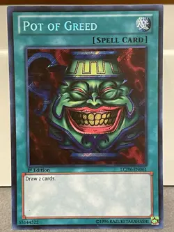 Pot Of Greed - LCJW-EN061 - Secret Rare - 1st Edition - LP - Image 1