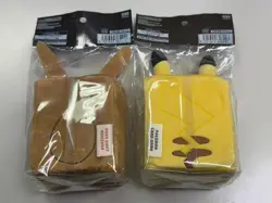 Pokemon Card Game Plush Deck Box Case Pikachu & Eevee Pokemon Center NEW Japan - Image 2