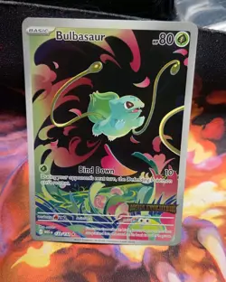 Pokemon Card Bulbasaur 133/132 - Mega Evolution Stamped Promo Sealed - Image 3