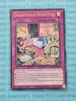 BLMM-EN068 Dragonmaid Downtime Ultra Rare Yu-Gi-Oh Card 1st Edition New - Image 1