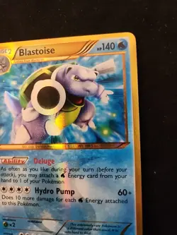 Blastoise Holo Plasma Storm 137/135 Secret Rare Card LP COPY 💥💢💥 - Image 3