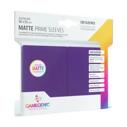GameGenic Card Protection Matte Sleeves - Purple (10 Packs of 100) New - Image 1