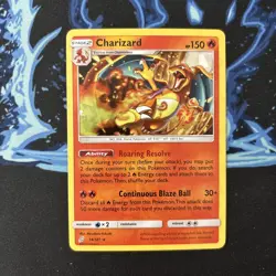 Pokemon TCG Charizard 14/181 Holo Cracked Ice Team Up 2019 Rare Damaged Card - Image 2