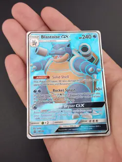 Blastoise GX SM189 - Black Star SM Promo - Full Art Ultra Rare Pokemon Card - NM - Image 3