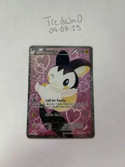 Pokemon TCG Emolga RC23/25 Full Art Rare Holo Card Legendary Treasures - Image 1