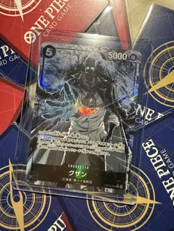 One Piece Card Game Kuzan Character Card Alternative Art - Image 1