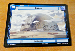 STAR WARS UNLIMITED CARD GAME TCG CARTE SUNDARI T01 020/257 TWI FR MINT - Image 1