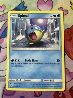 Spheal 50/236 - NM SM Cosmic Eclipse - Pokemon 2019 Common TCG Card - Image 1