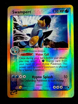 Swampert 13/109 NM Ruby and Sapphire Reverse Holo Vintage Pokemon Card - Image 1