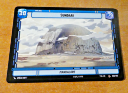 STAR WARS UNLIMITED CARD GAME TCG CARTE SUNDARI 020/257 TWI FR MINT - Image 1