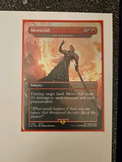 MTG Final Fantasy Secret Lair - Meteorfall Star of Extinction FOIL - Image 1