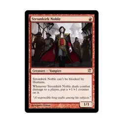 WOTC MtG Innistrad Stromkirk Noble (R) (Foil) EX - Image 1