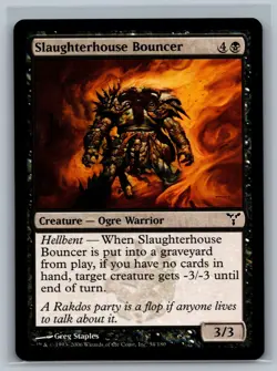Magic MTG Dissension 4x Slaughterhouse Bouncer #54/180 TCG CCG Playset - Image 1
