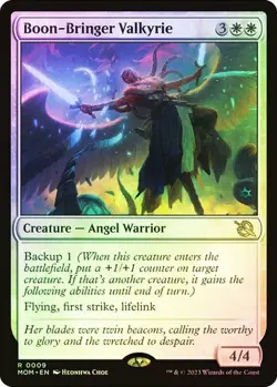 Boon-Bringer Valkyrie - FOIL - March of the Machine - Magic The Gathering - MTG - Image 1