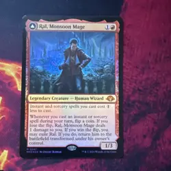 Ral, Monsoon Mage Ral, Leyline Prodigy - Foil Magic mtg Light Play, English M - Image 1