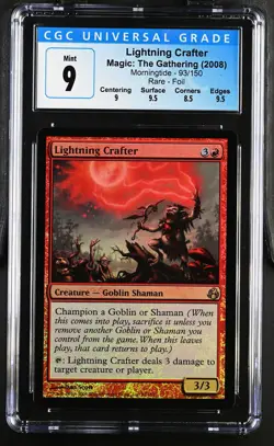 LIGHTNING CRAFTER Morningtide Foil Rare CGC 9 MTG [Nostalgium] - Image 1
