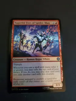 NM - Superior Foes of Spider-Man U ( Foil ) Marvel's Spider-Man 96 MTG - Image 1