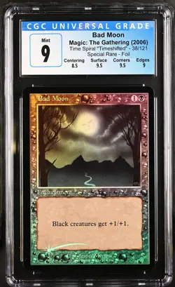 BAD MOON Timeshifted Foil CGC 9 MTG [Nostalgium] - Image 1