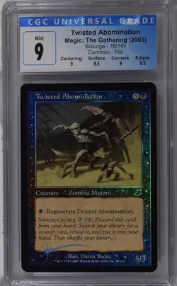 TWISTED ABOMINATION Scourge Foil C CGC 9 Q++ MTG [Nostalgium] - Image 1