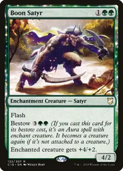 Boon Satyr - Commander 2018 - Magic The Gathering - MTG - Image 1