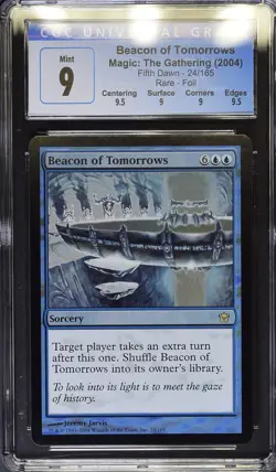 BEACON OF TOMORROWS Fifth Dawn Foil Rare CGC 9 Q++ MTG [Nostalgium] - Image 1