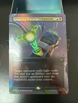 MTG - FOIL Doc Oc Grasping Tentacles (Borderless) - Spider-Man (SPE) -e511 - Image 1