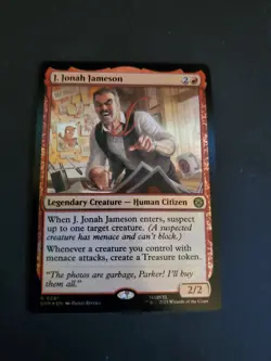 x1 J. Jonah Jameson - Foil R MTG Marvel's Spider-Man M/NM, English - Image 1