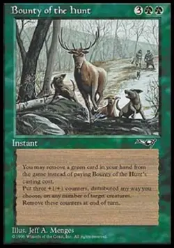 Bounty of the Hunt - Medium Play MTG Alliances - Image 1