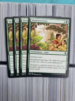 Sheltered Aerie (4) LP Dragons of Tarkir MTG Magic the Gathering Playset - Image 1