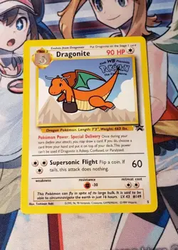 Pokemon Dragonite Black Star Promos #5 Wizards of the Coast WB First Movie NM/LP - Image 1