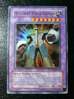 YuGiOh - Multiple Piece Golem 1st E - TDGS-EN038 - Ultra Rare - Great Condition! - Image 1
